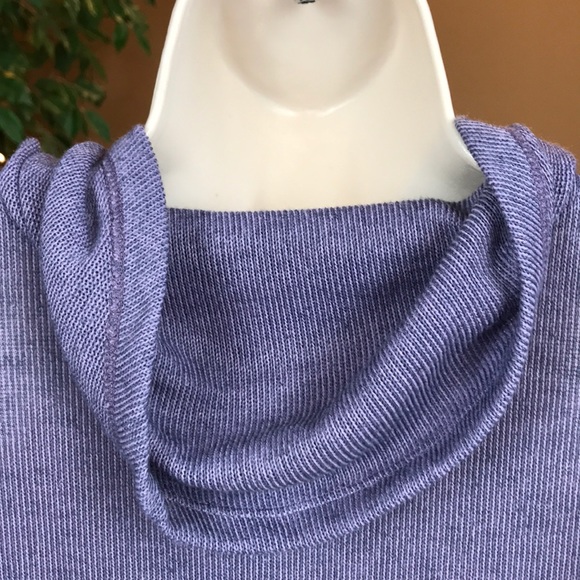 SOFT SURROUNDINGS LAVENDER LONG TOP W/ HOOD LARGE - Picture 11 of 15